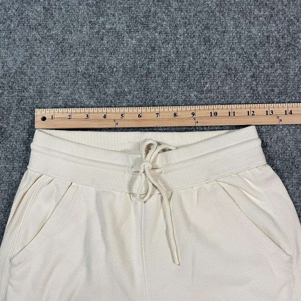 Universal Thread High Rise Jogger Womens XS Cream Off White Sweatpants Lounge - Picture 4 of 8